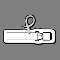 Buckled Seat Belt (Outline) Luggage/Bag Tag